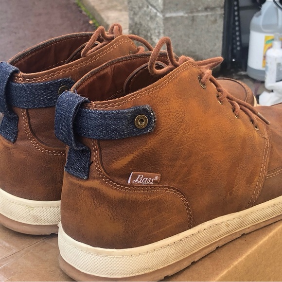 G.H. Bass Atwater 713288-BRTN Mens Brown Mid Top Lace Up Chukkas Boots SIZE 13 - Picture 6 of 10